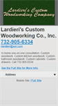Mobile Screenshot of lardieriswoodworking.com